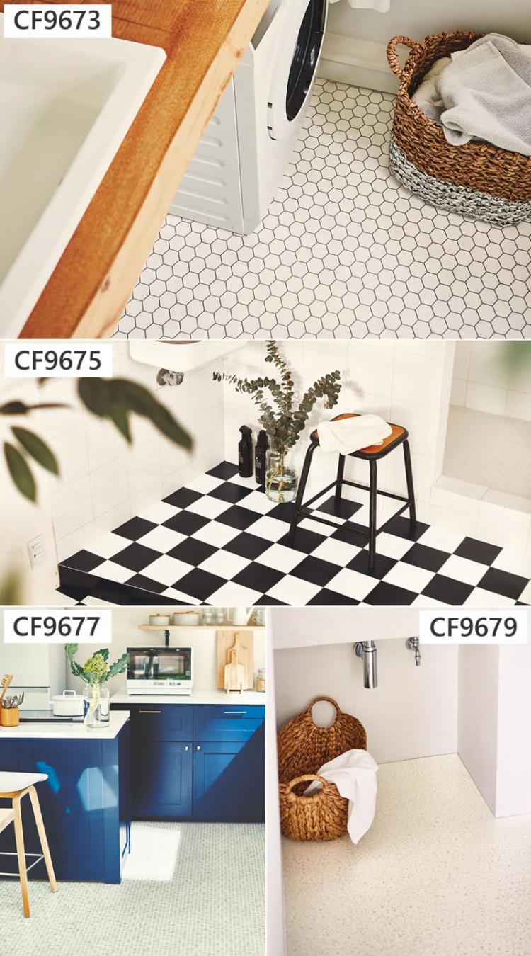 和柄調クッション性能タイルフロア　東リ　10枚 和柄調クッション性能タイルフロア 東リ 10枚 【公式通販】